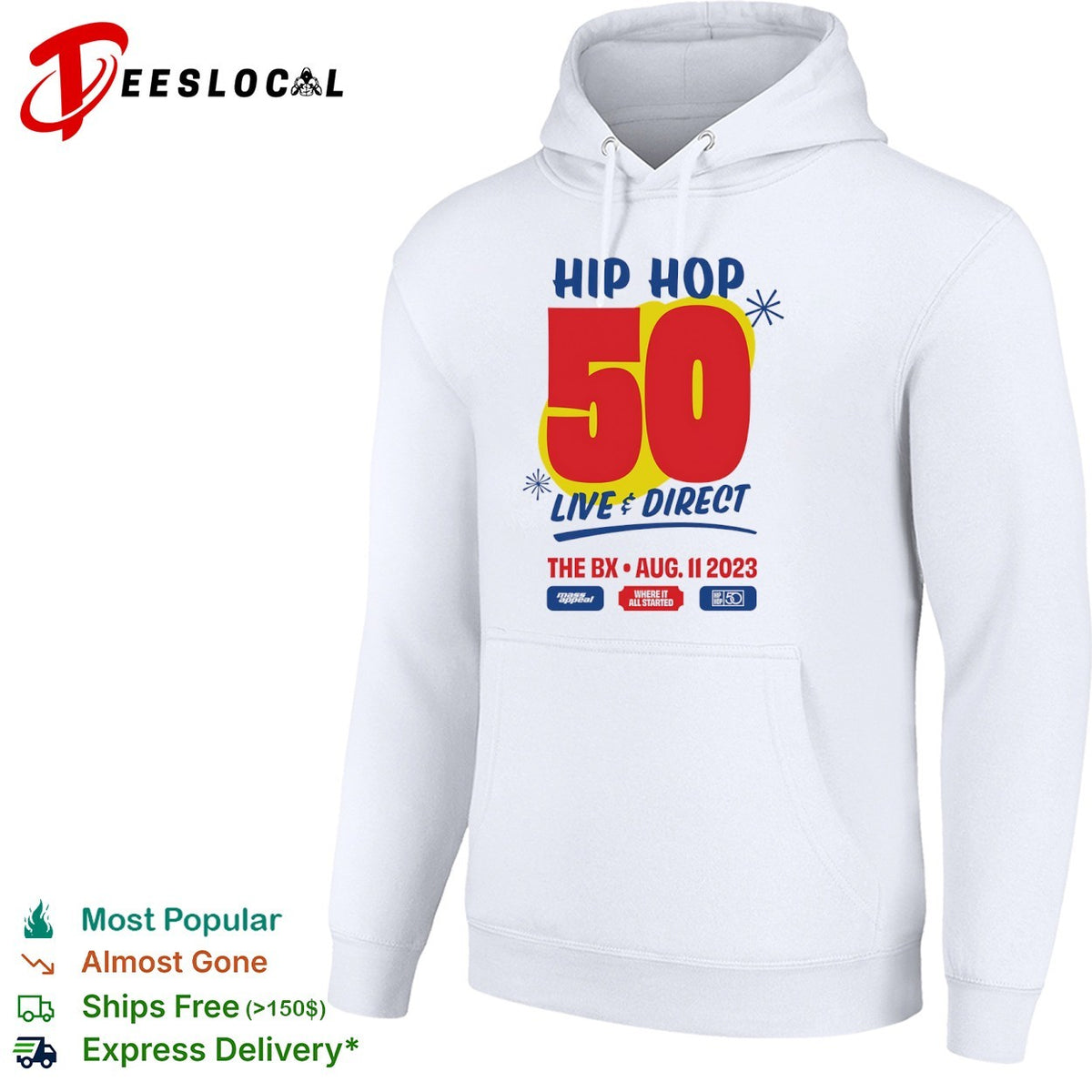 Hip Hop 50 Live and Direct The BX August 11 2023 Where it All Started Mass shirt