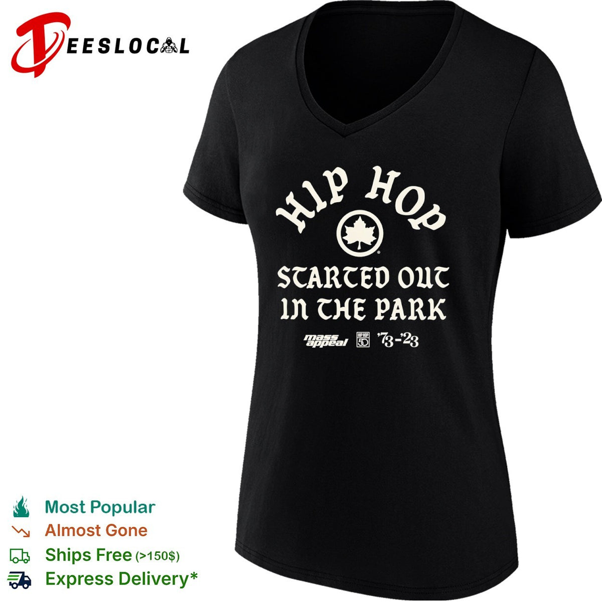Hip Hop Started Out In The Park Mass Appeal 50th Anniversary shirt