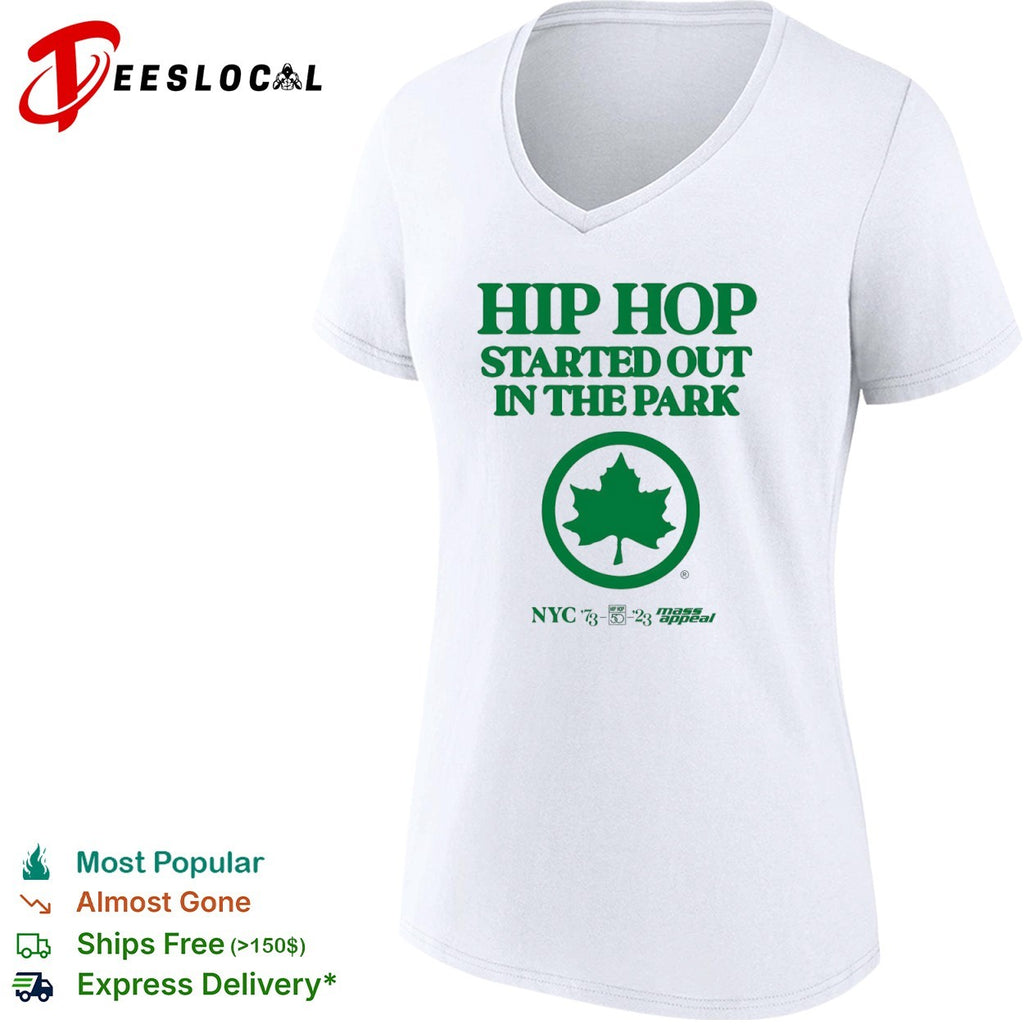 Hip Hop Started out in the Park NYC 1973 2023 Mass Appeal 50th Anniversary shirt