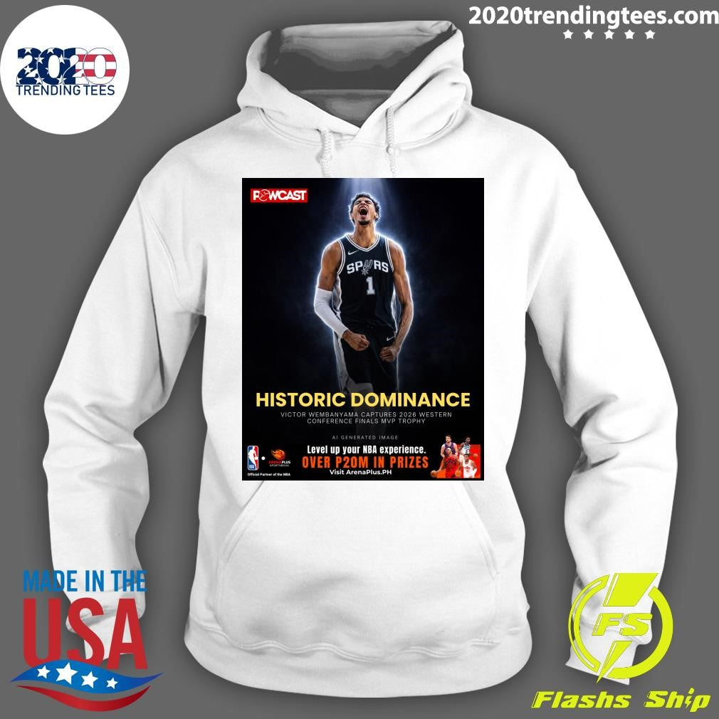 Historic Dominance Victor Wembanyama Captures 2026 Western Conference Finals MVP Trophy Shirt