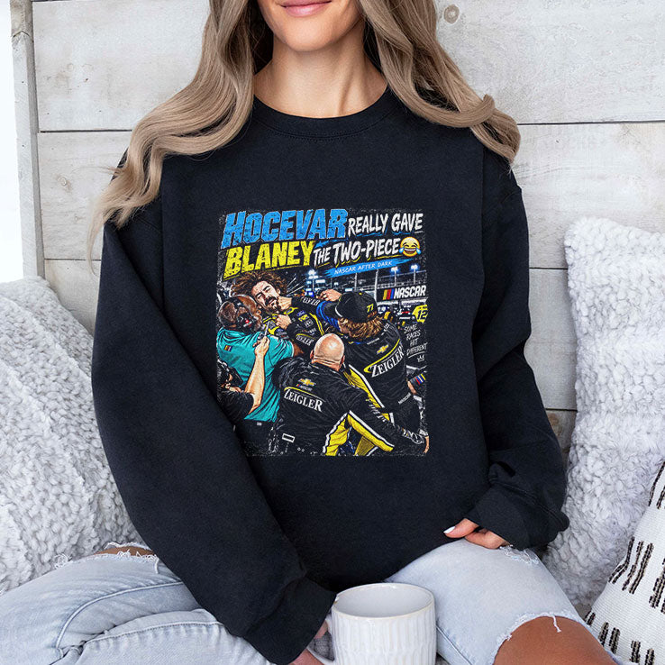 Hocevar Really Gave Blaney The Two-Piece Shirt