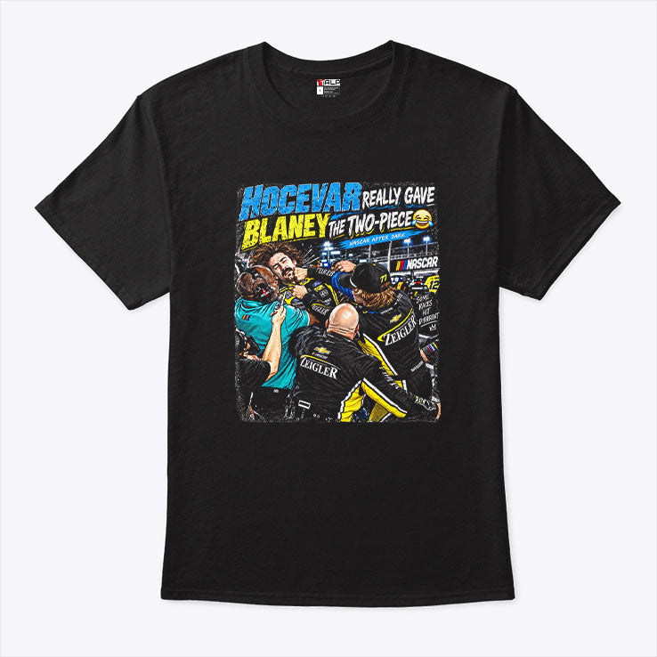 Hocevar Really Gave Blaney The Two-Piece Shirt