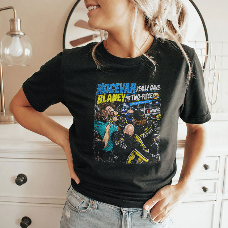 Hocevar Really Gave Blaney The Two-Piece Shirt