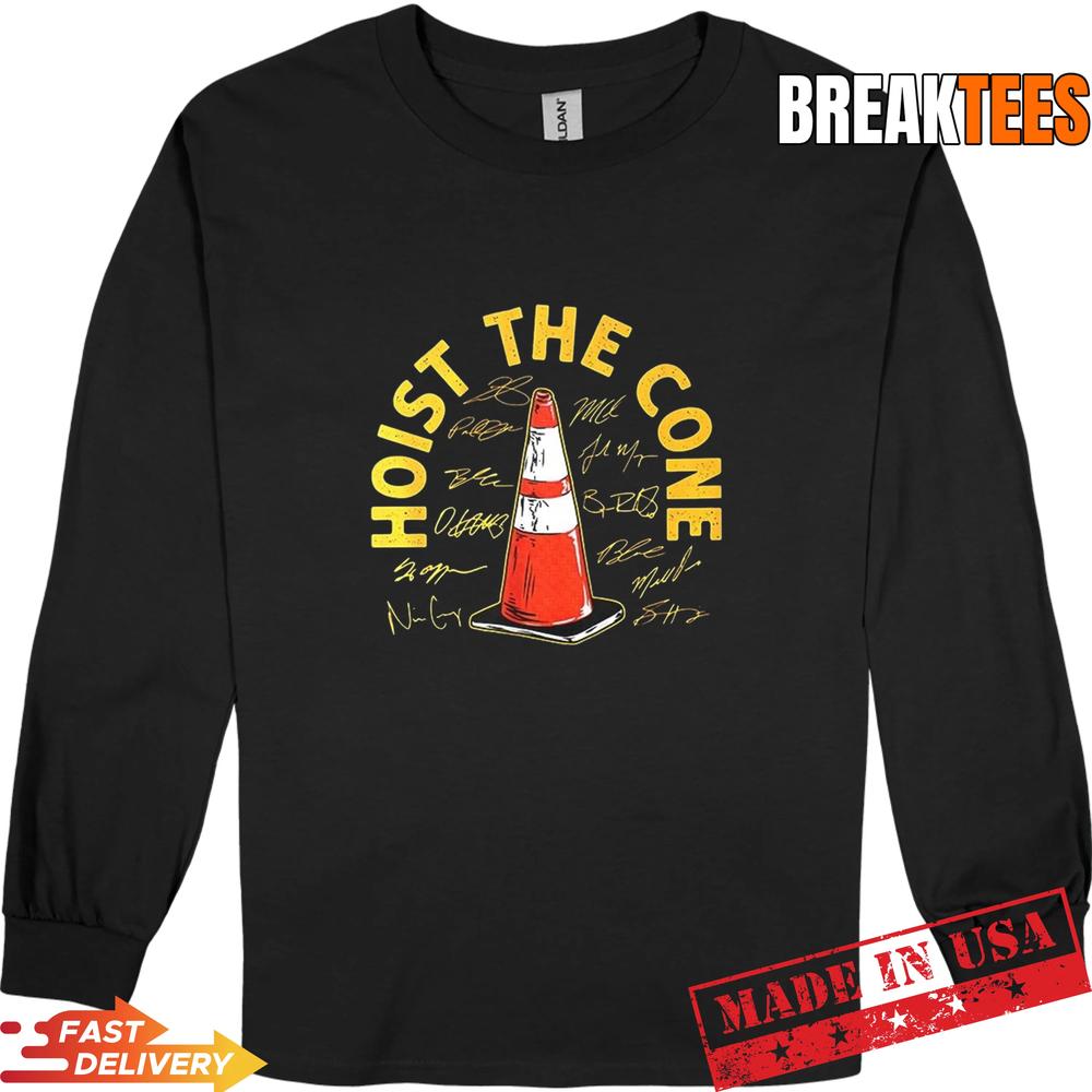 Hoist the Cone Pittsburgh Pirates baseball signature T-Shirt