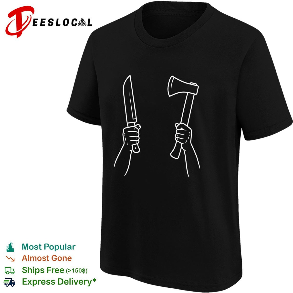 Holding knight and axe Sophie of Dundee shirt
