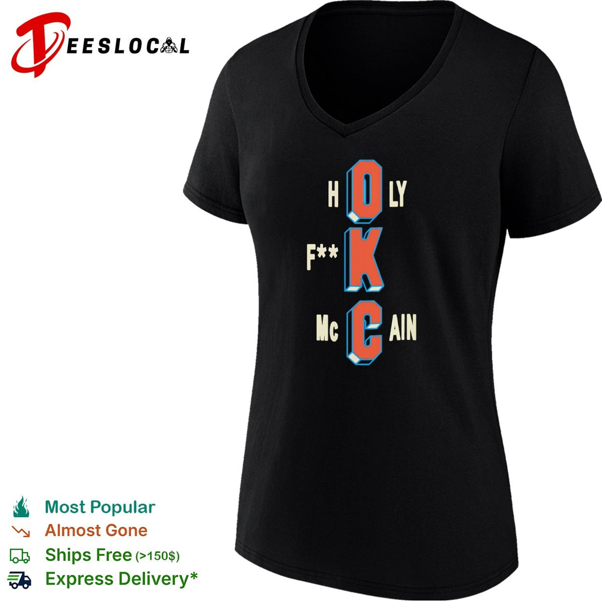 Holy F McCain Oklahoma City Thunder NBA Basketball Shirt
