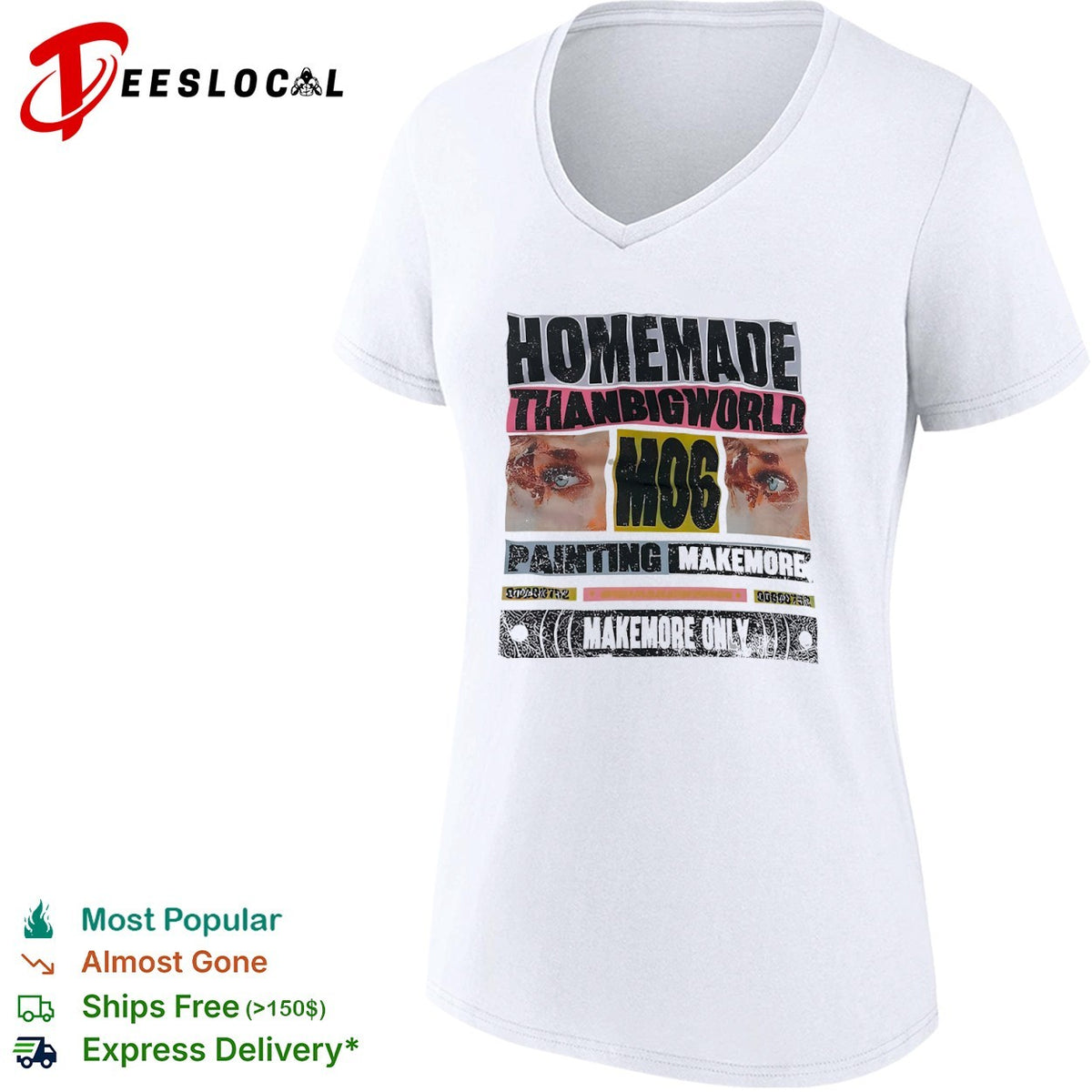 Homemade thanbigworld hos shirt