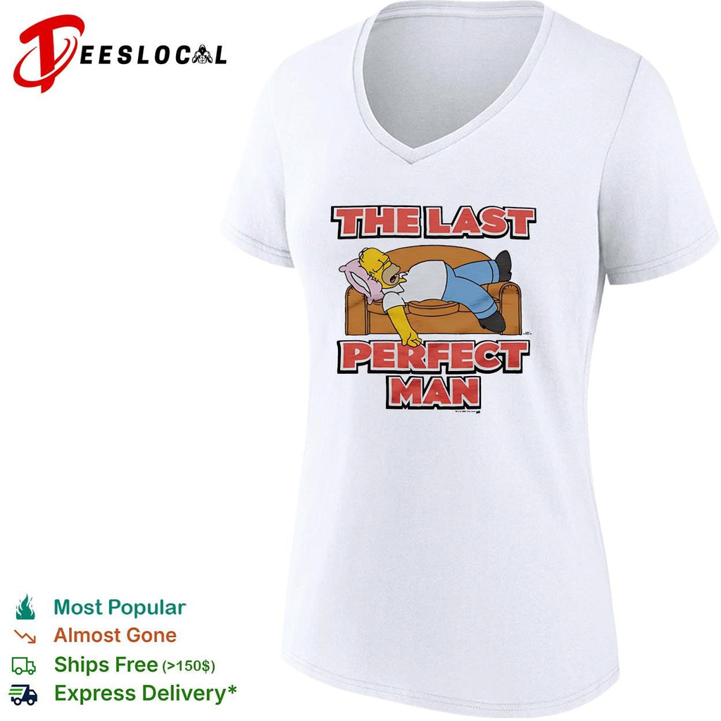 Homer the last perfect man couch lazy funny shirt