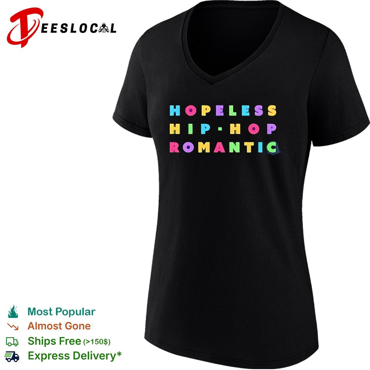 Hopeless Hip Hop Romantic Shirt