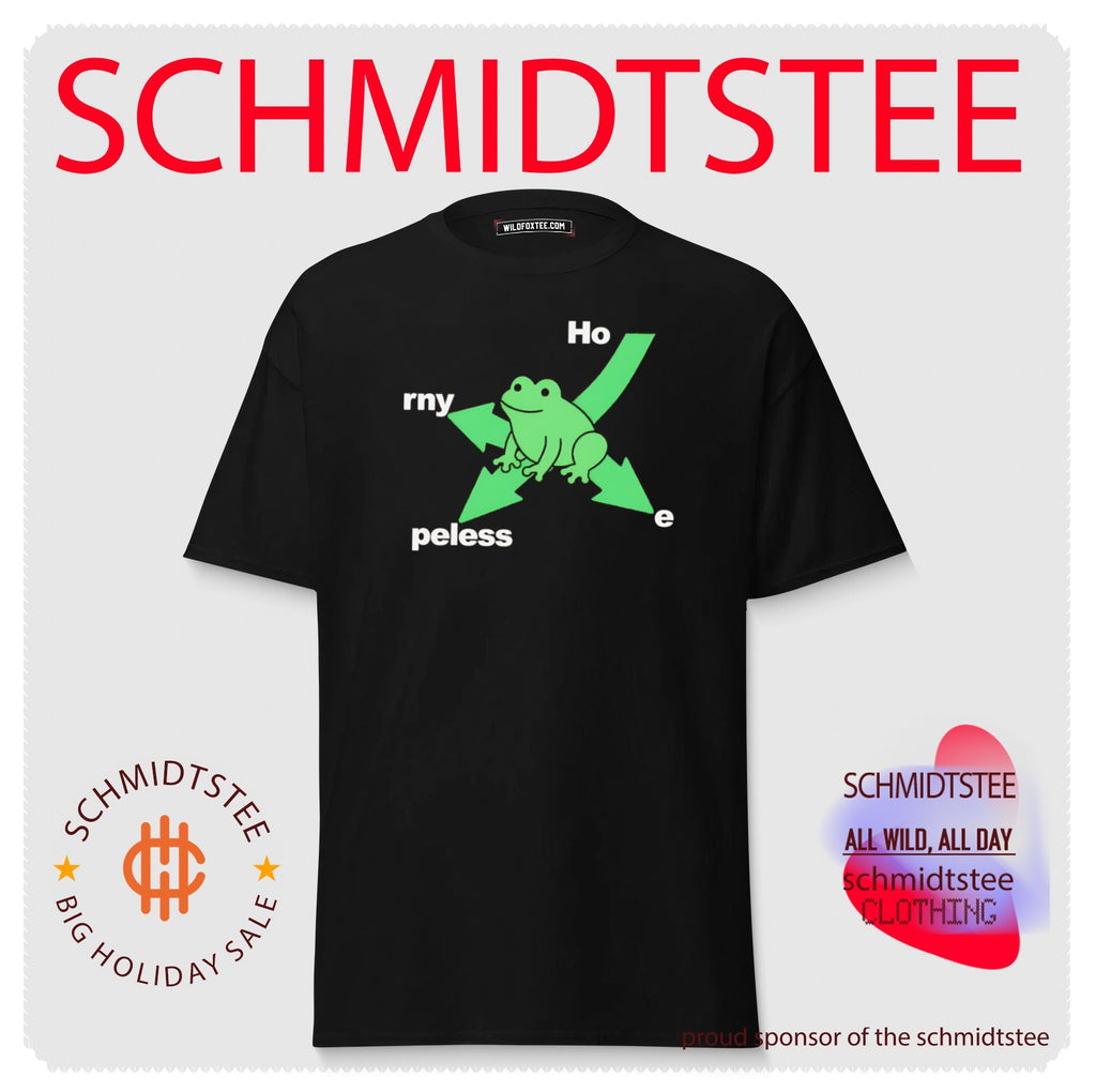 Hopeless Horny Frog humor pun shirt