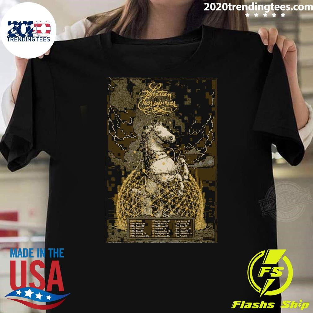Horse Sixteen Horsepower 2026 Europe Shows Shirt