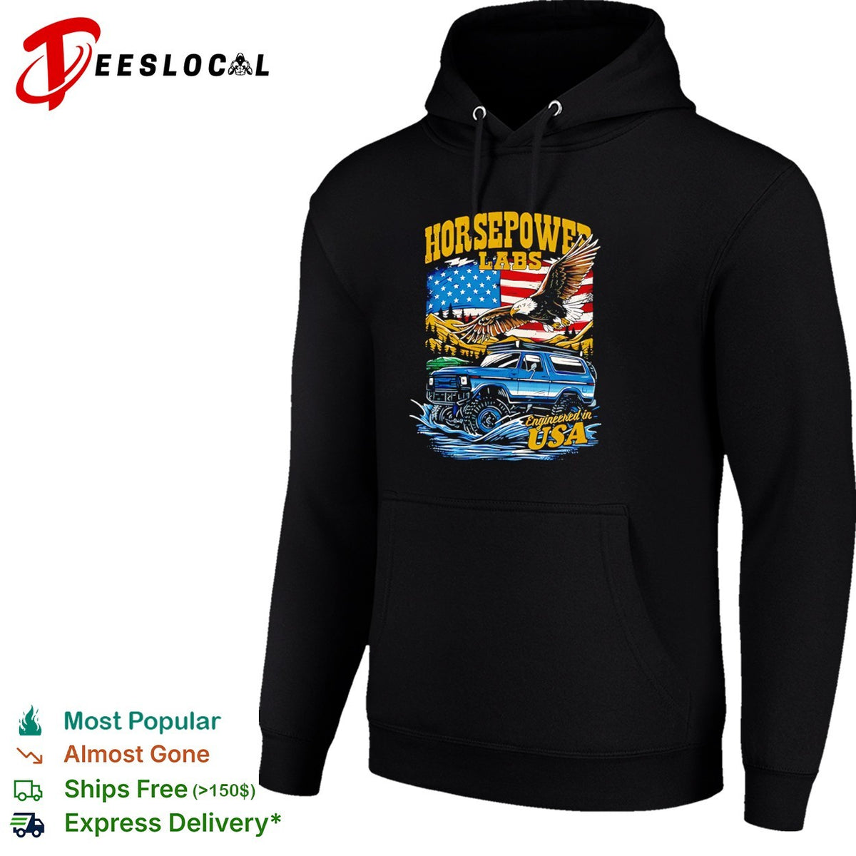 Horsepower Labs American Eagle Ford Bronco Off Road shirt