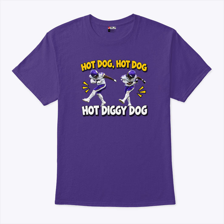 Dog Hot Dog Hot Diggity Dog Minnesota T Shirt
