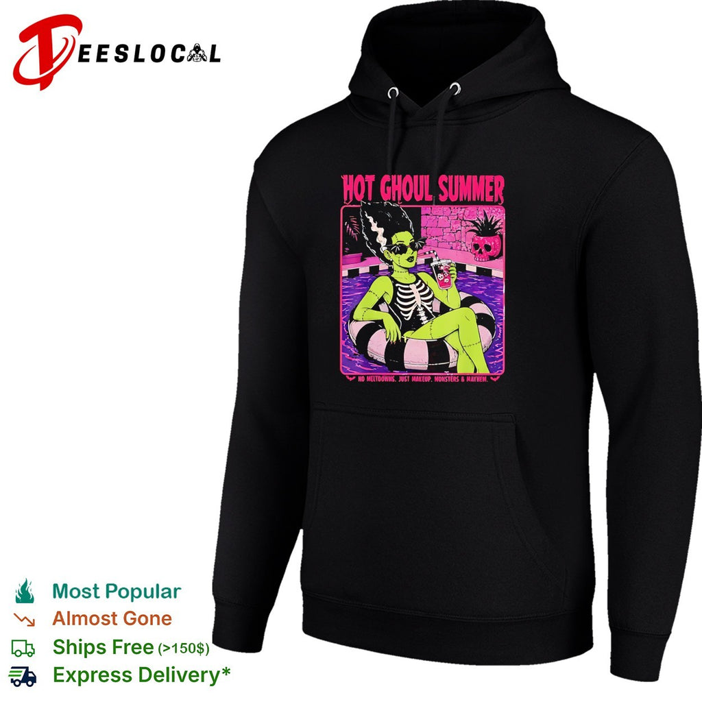 Ghoul Summer Bride of Frankenstein Skeleton Pool Party no meltdowns shirt