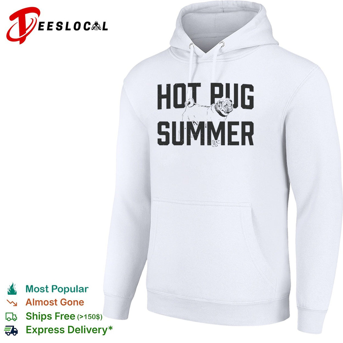 Pug Summer Pug Dog Shirt