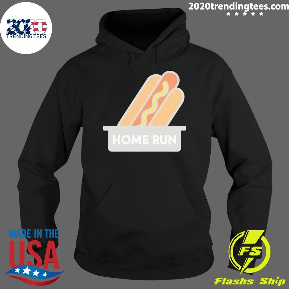 Hotdog Home Run Parody Logo Shirt