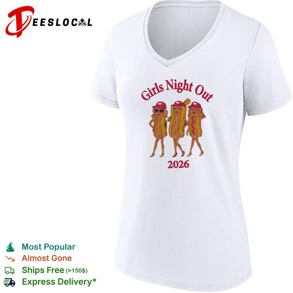 Hotdogs Girls Night Out 2026 shirt