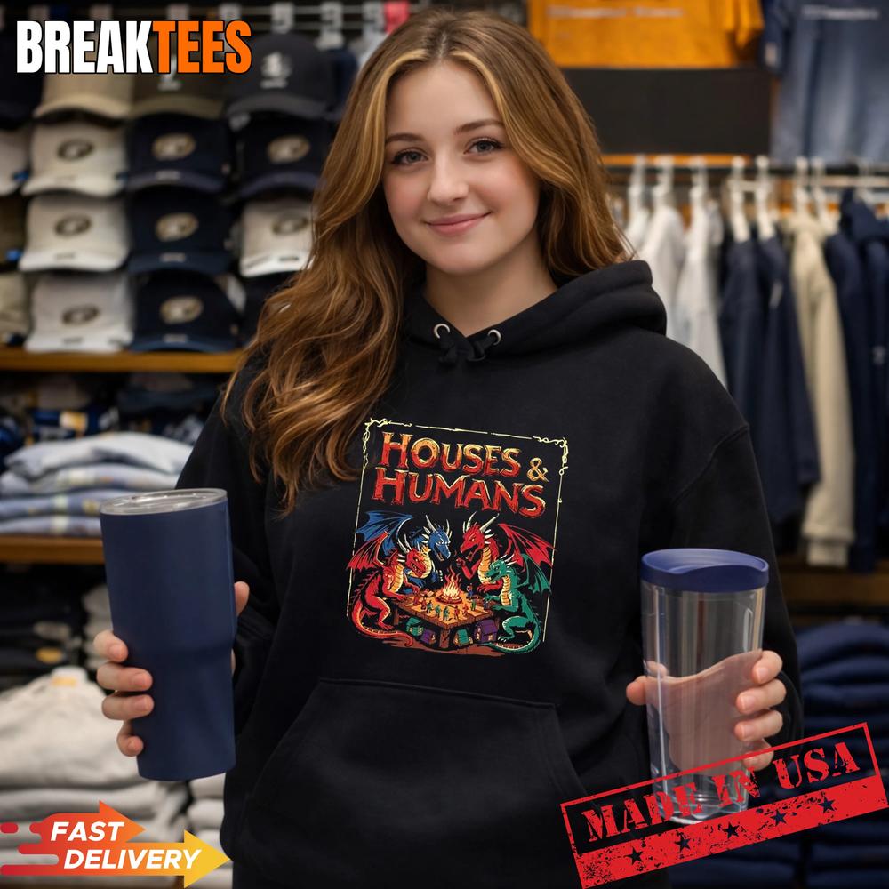 Houses and Humans parody Dungeons and Dragons T-Shirt