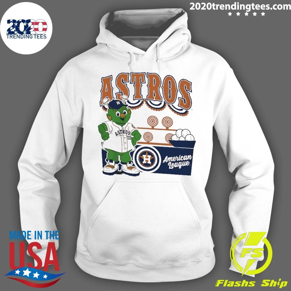Houston Astros Americanleague Step Back Up Mascot Shirt