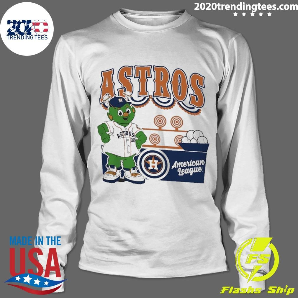 Houston Astros Americanleague Step Back Up Mascot Shirt