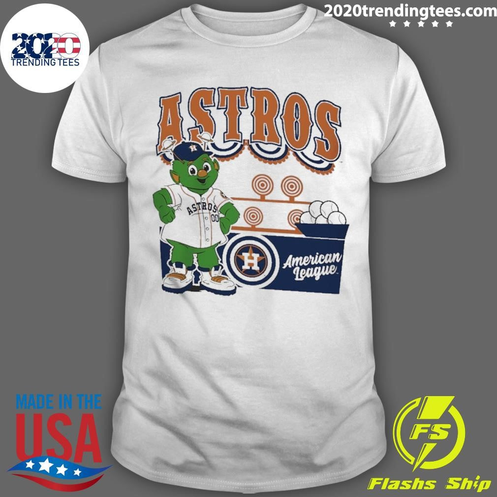 Houston Astros Americanleague Step Back Up Mascot Shirt