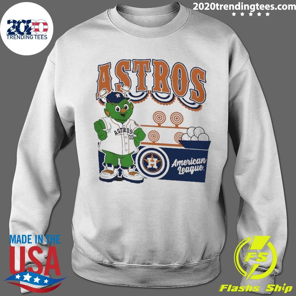 Houston Astros Americanleague Step Back Up Mascot Shirt