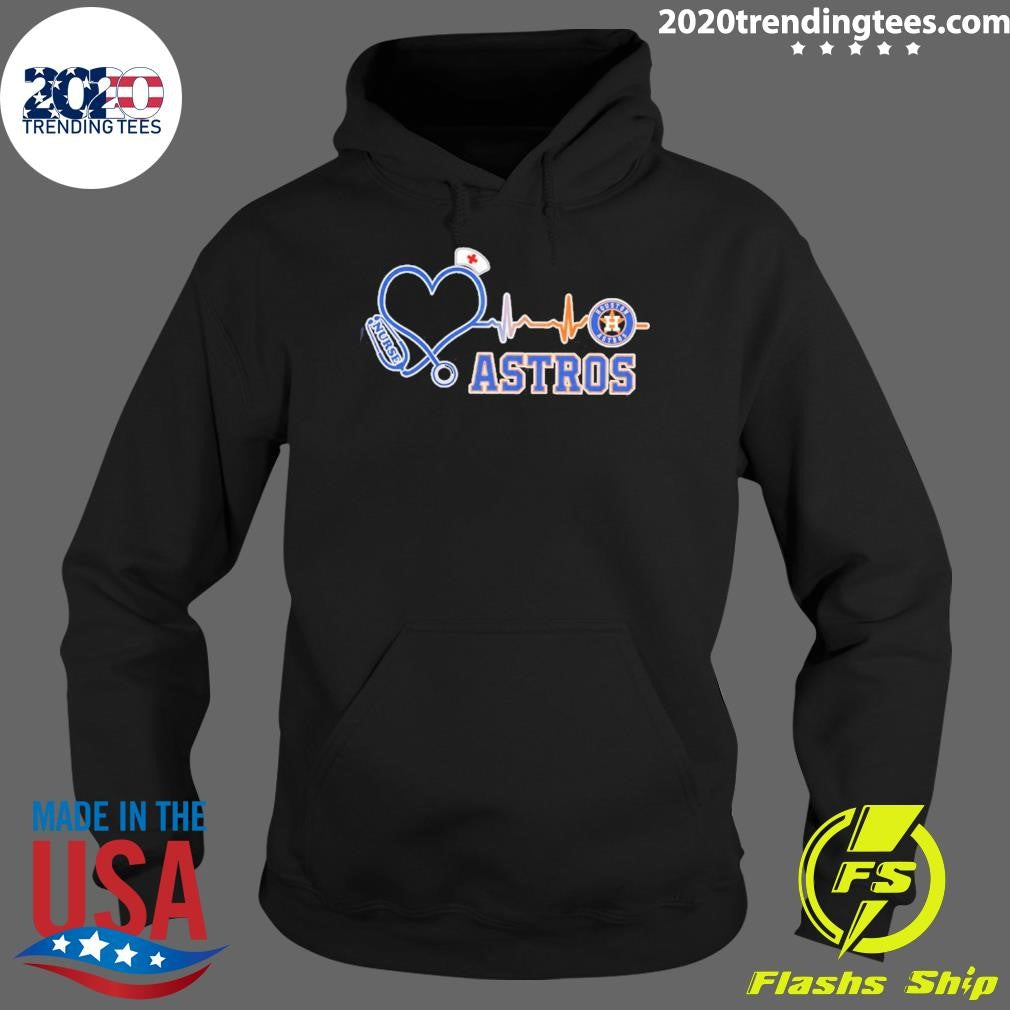 Houston Astros Baseball Nurse Heartbeat 2026 Shirt
