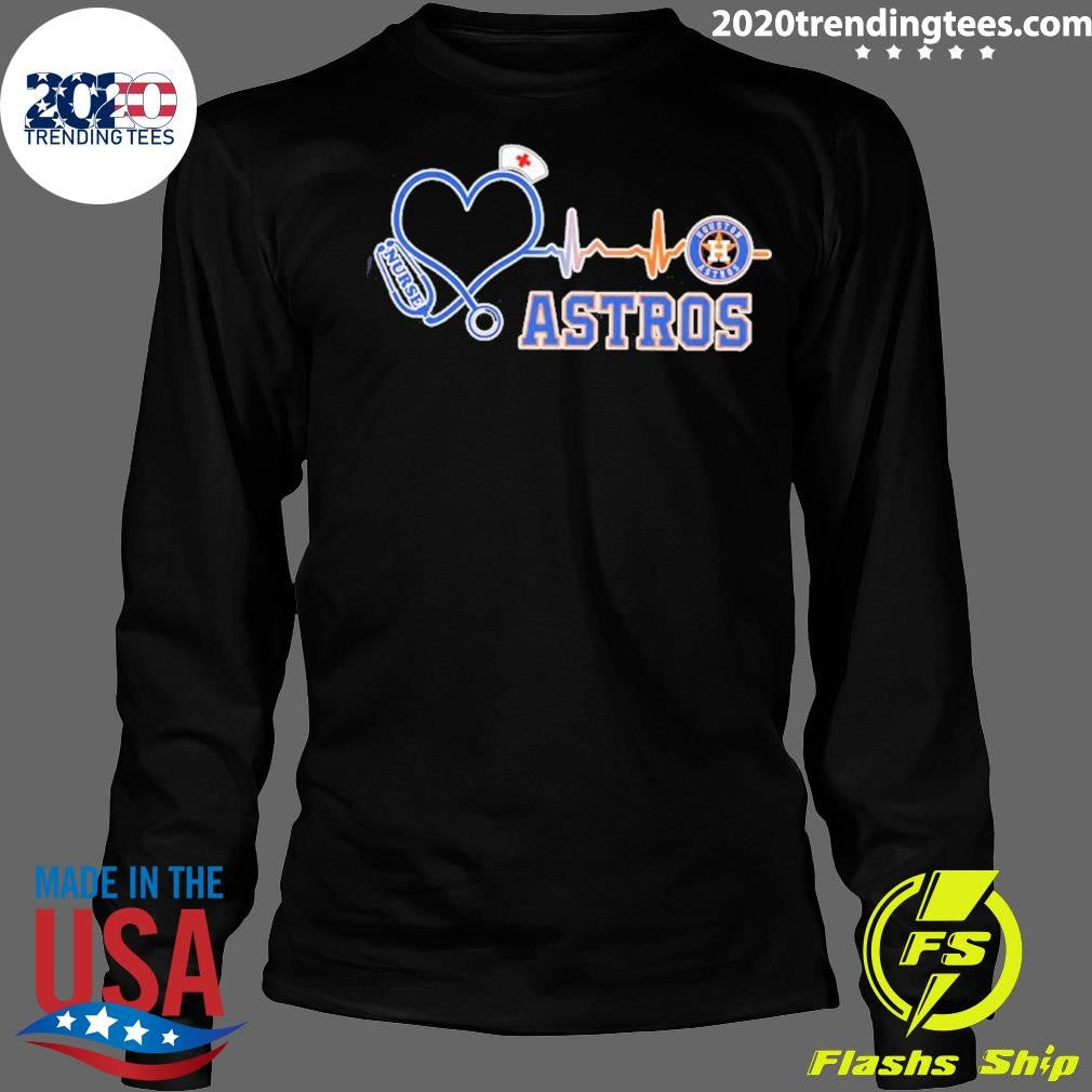 Houston Astros Baseball Nurse Heartbeat 2026 Shirt