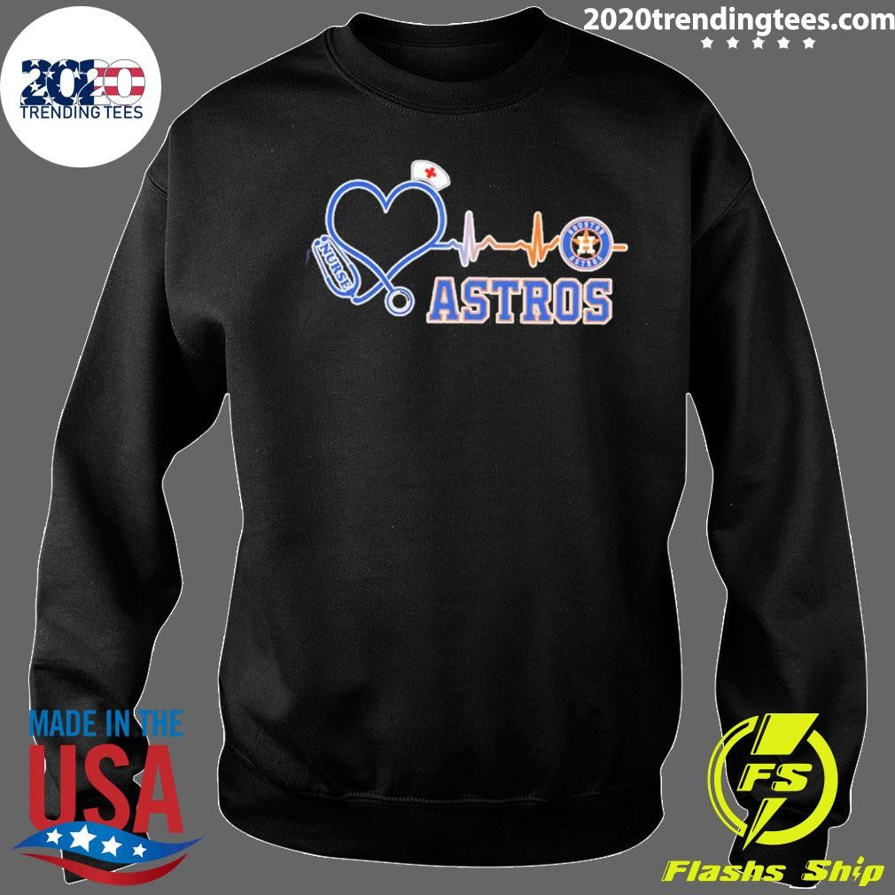 Houston Astros Baseball Nurse Heartbeat 2026 Shirt