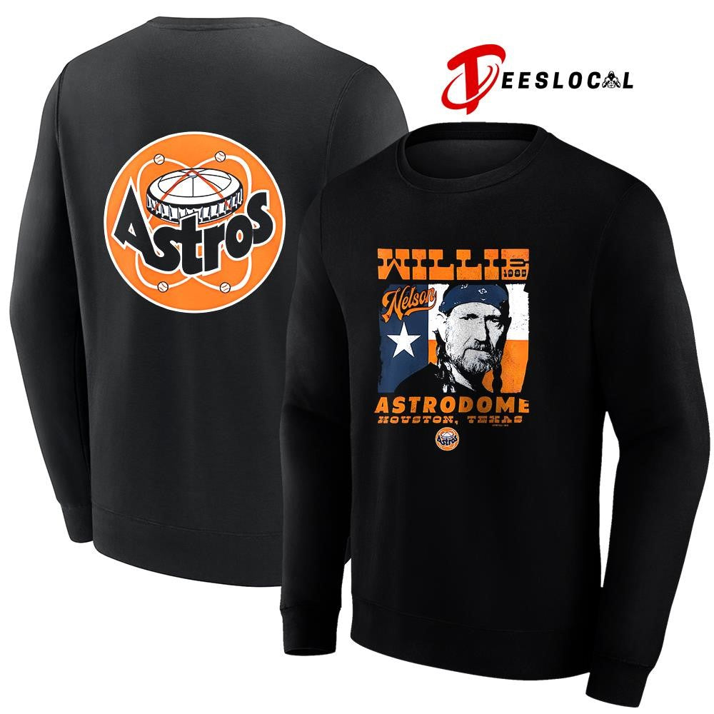 Houston Astros x Willie Nelson Astrodome portrait shirt