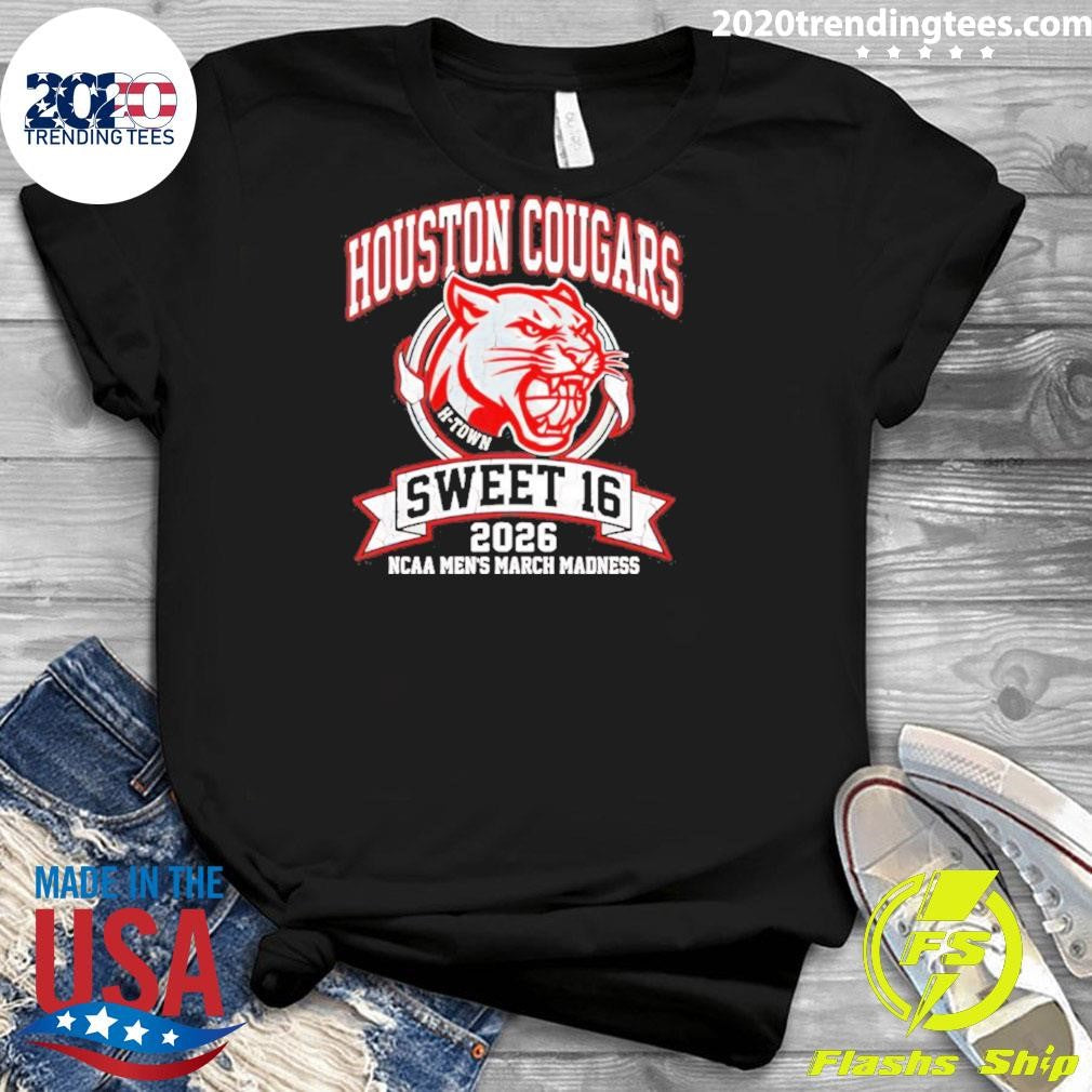 Houston Cougars Sweet 16 2026 Men’s March Madness Shirt