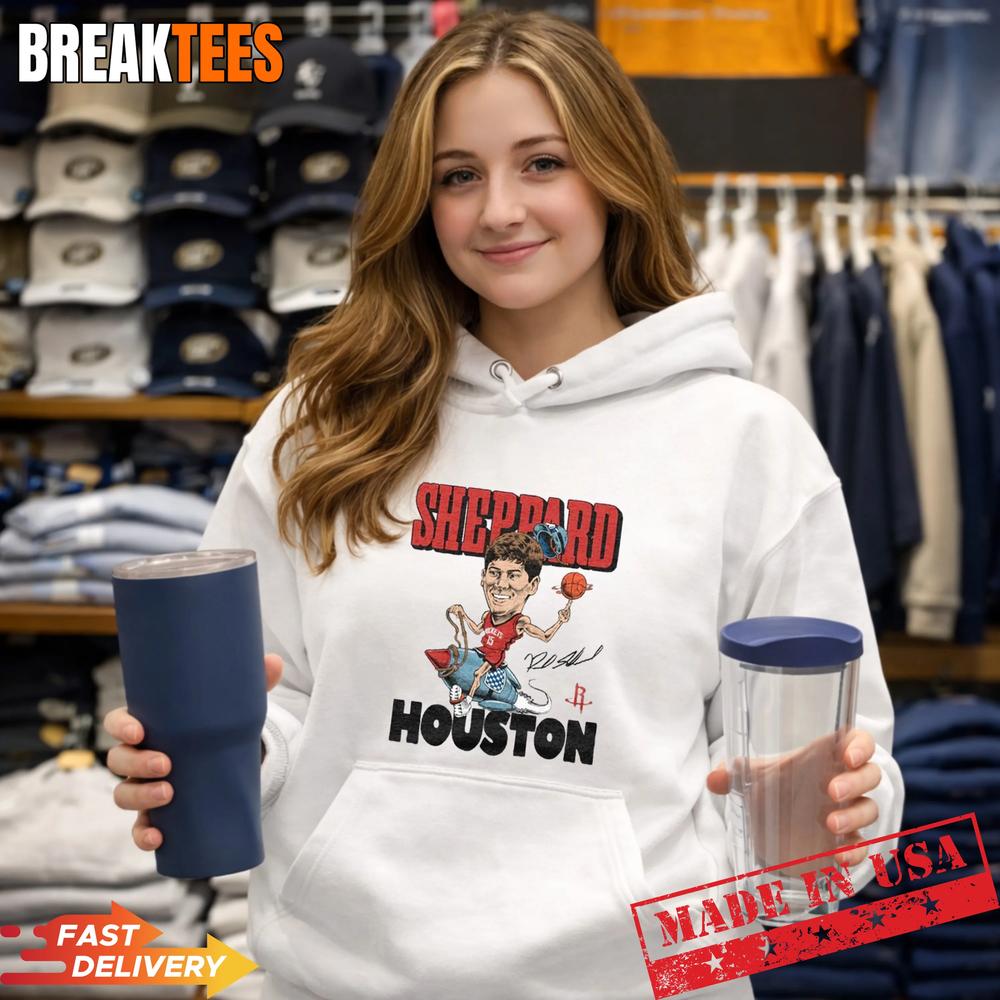 Houston Rockets Homage Reed Sheppard Rocket Shirt