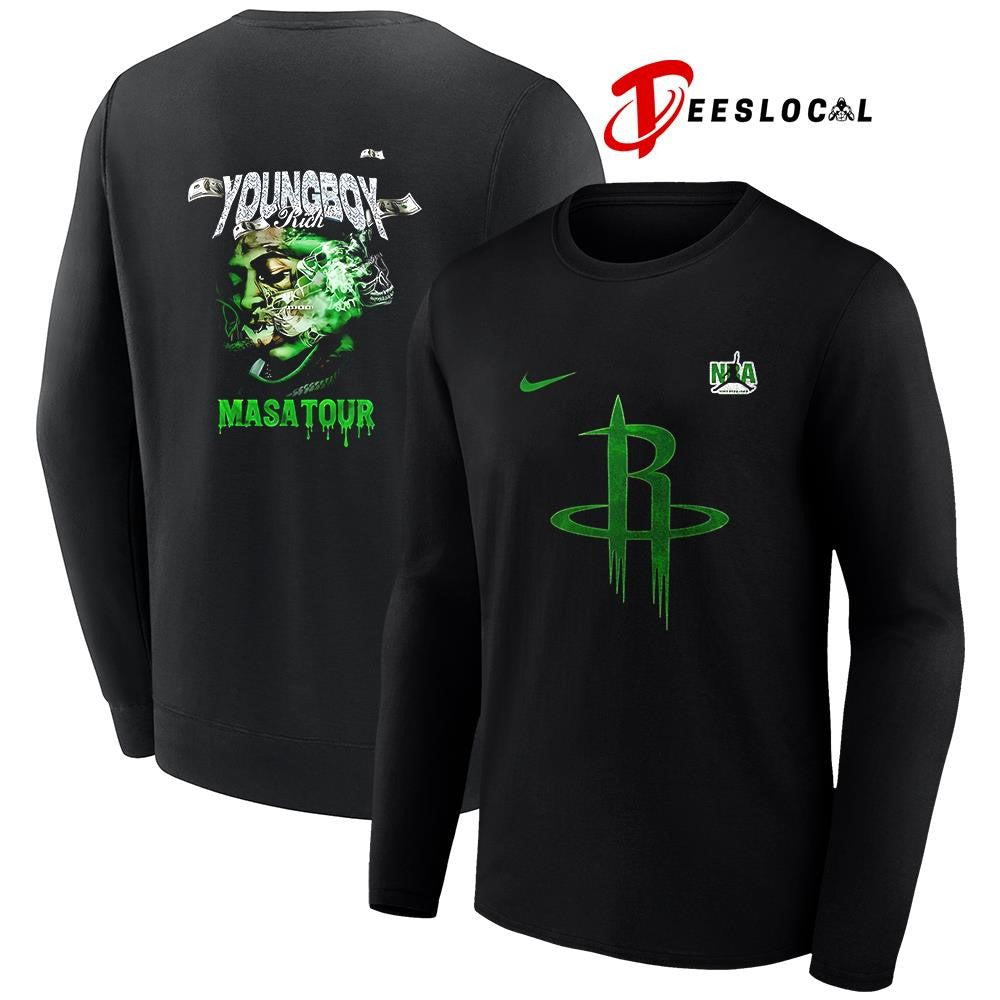 Houston Rockets x NBA Young Boy Masa tour shirt