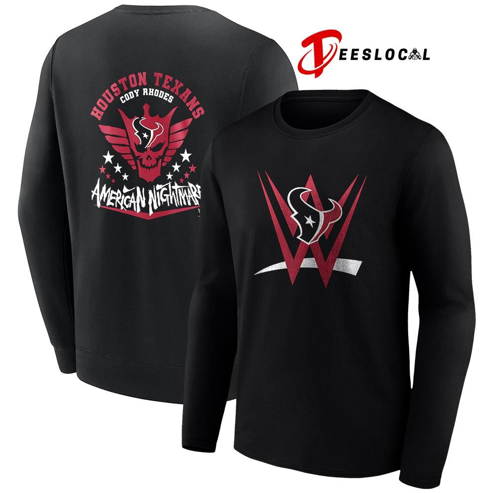 Houston Texans x Cody Rhones American nightmare logo shirt