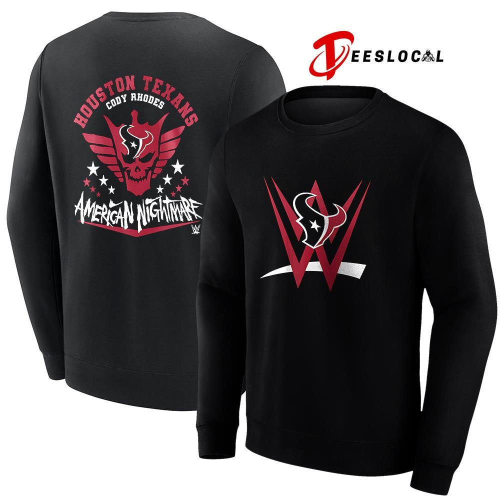 Houston Texans x Cody Rhones American nightmare logo shirt