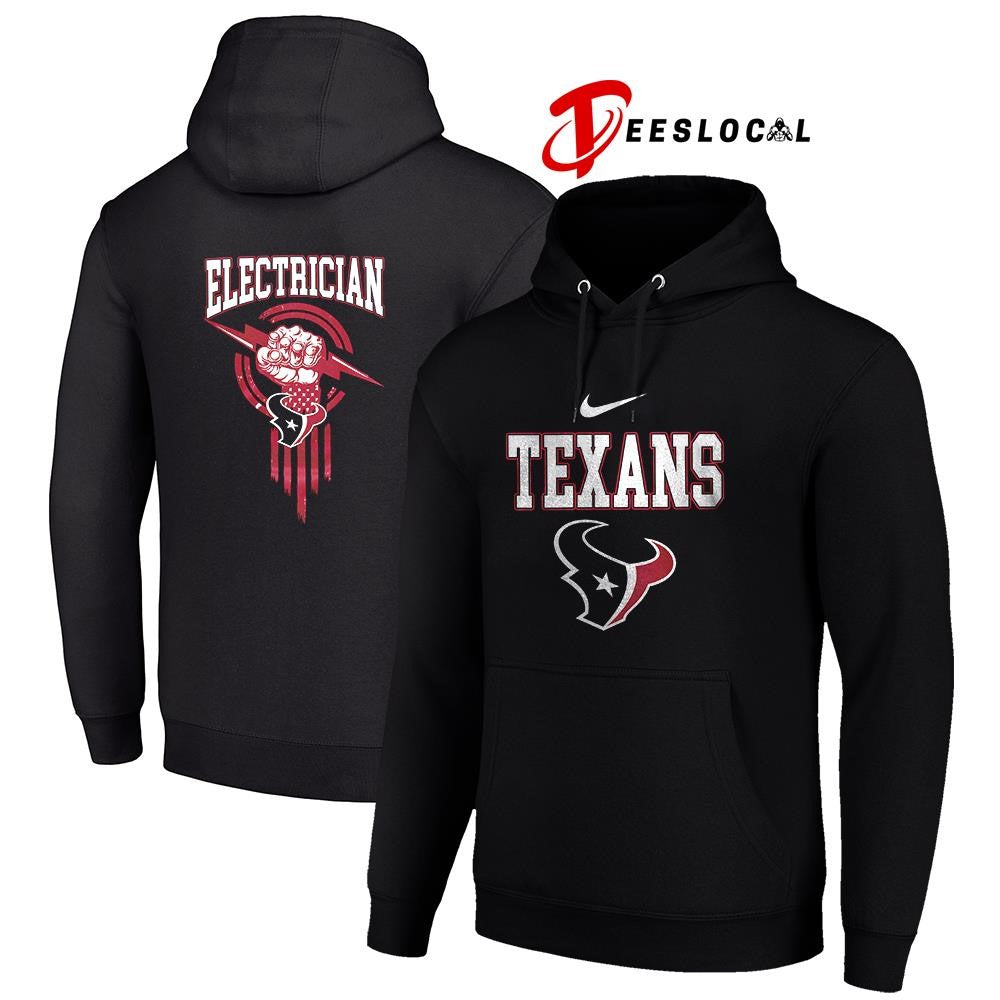 Houston Texans x Electrician logo shirt