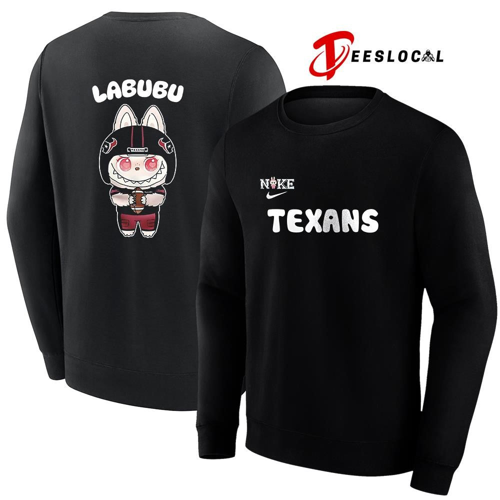 Houston Texans x Labubu cartoon shirt