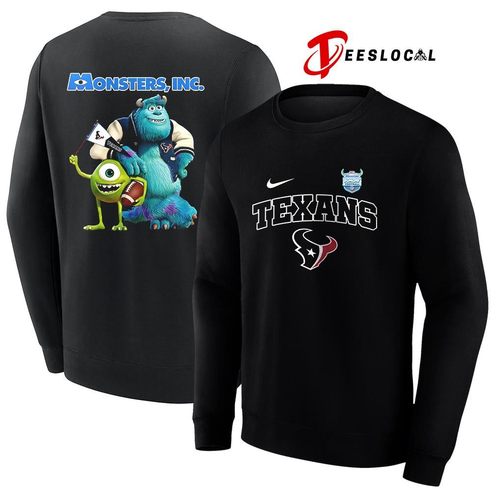 Houston Texans x Monster Inc Funday cartoon shirt