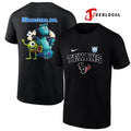 Houston Texans x Monster Inc Funday cartoon shirt