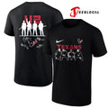 Houston Texans x U2 band signature silhouette shirt