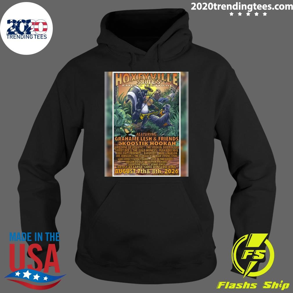Hoxerville Skies Music Festival Featuring Grahame Lesh & Friends August 7th & 8th, 2026 Shirt