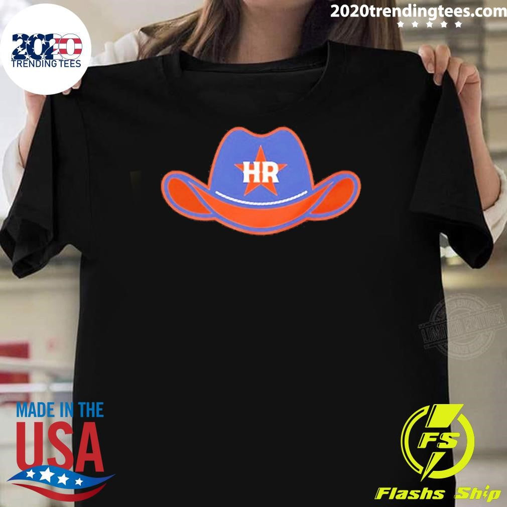 Hr Cowboy Hat Houston Astros Shirt
