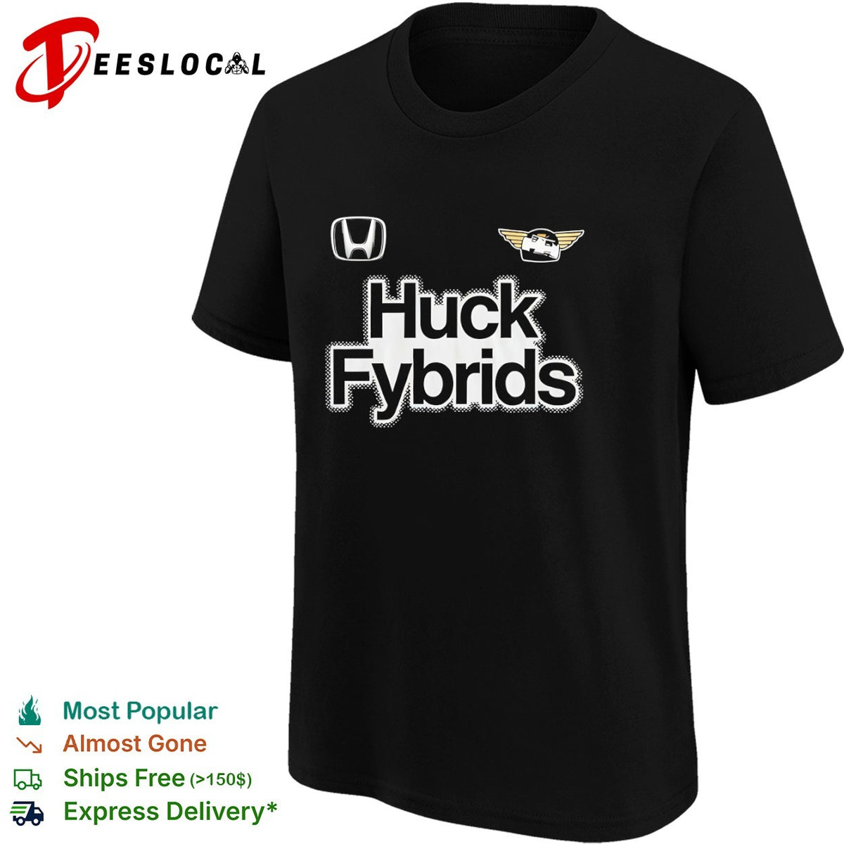 Huck Fybrids Honda Logo Automotive Car Shirt