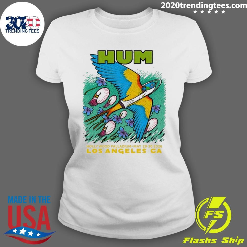 Hum Hollywood Palladium May 29, 30 2026 Los Angeles Tee Shirt