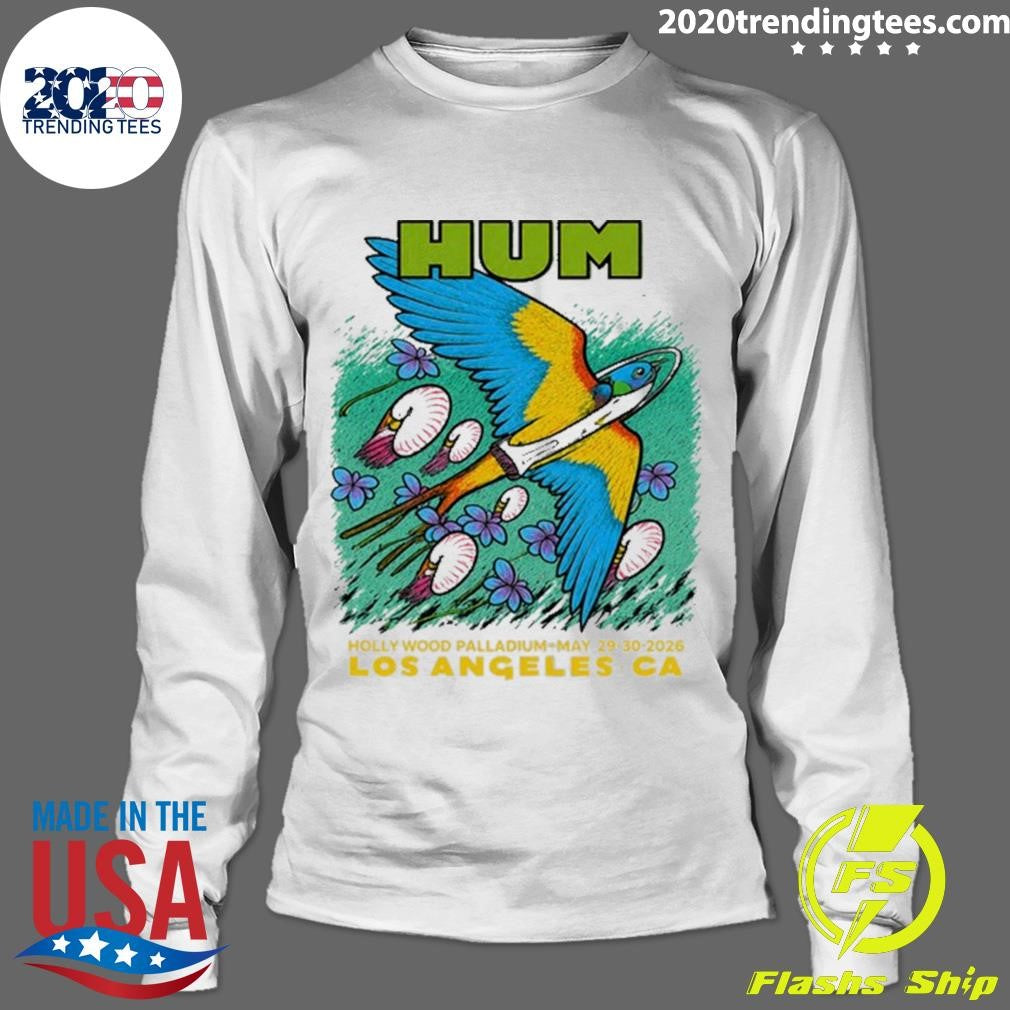 Hum Hollywood Palladium May 29, 30 2026 Los Angeles Tee Shirt