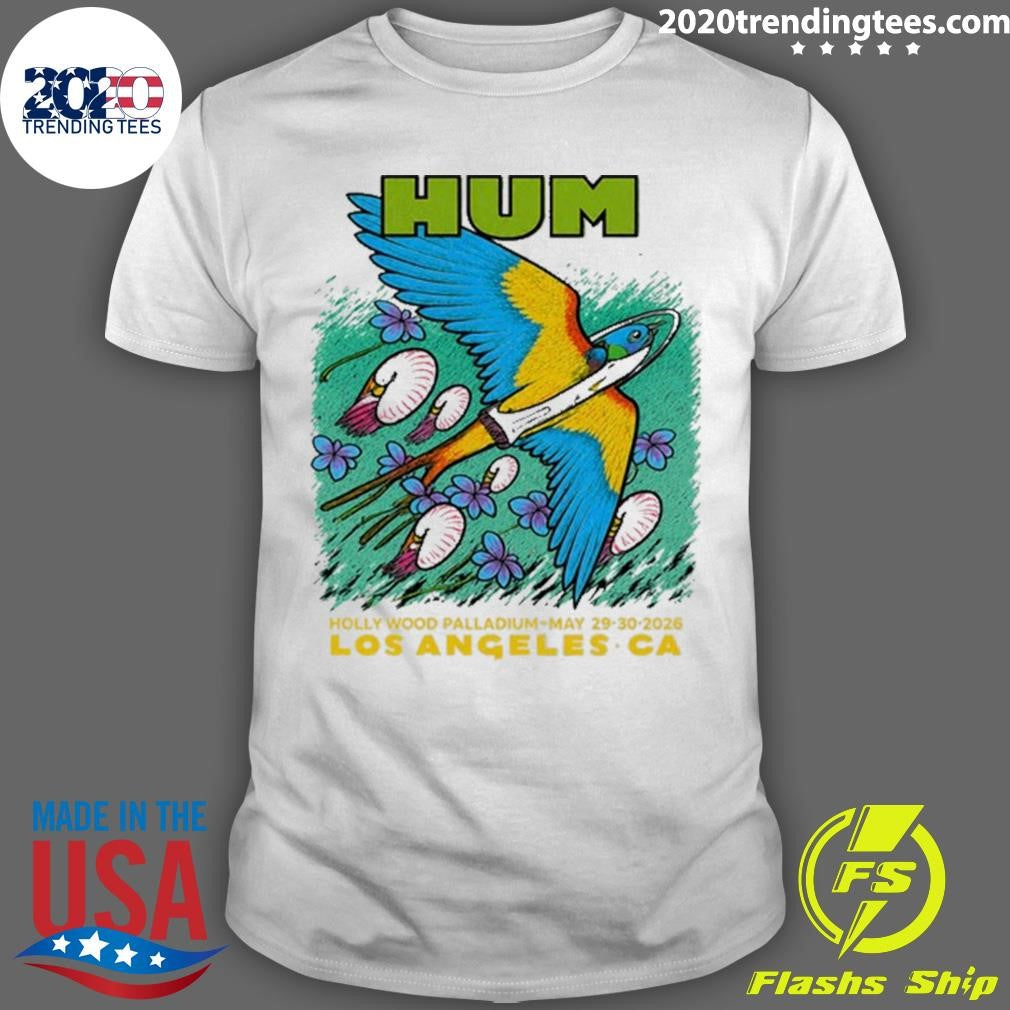 Hum Hollywood Palladium May 29, 30 2026 Los Angeles Tee Shirt