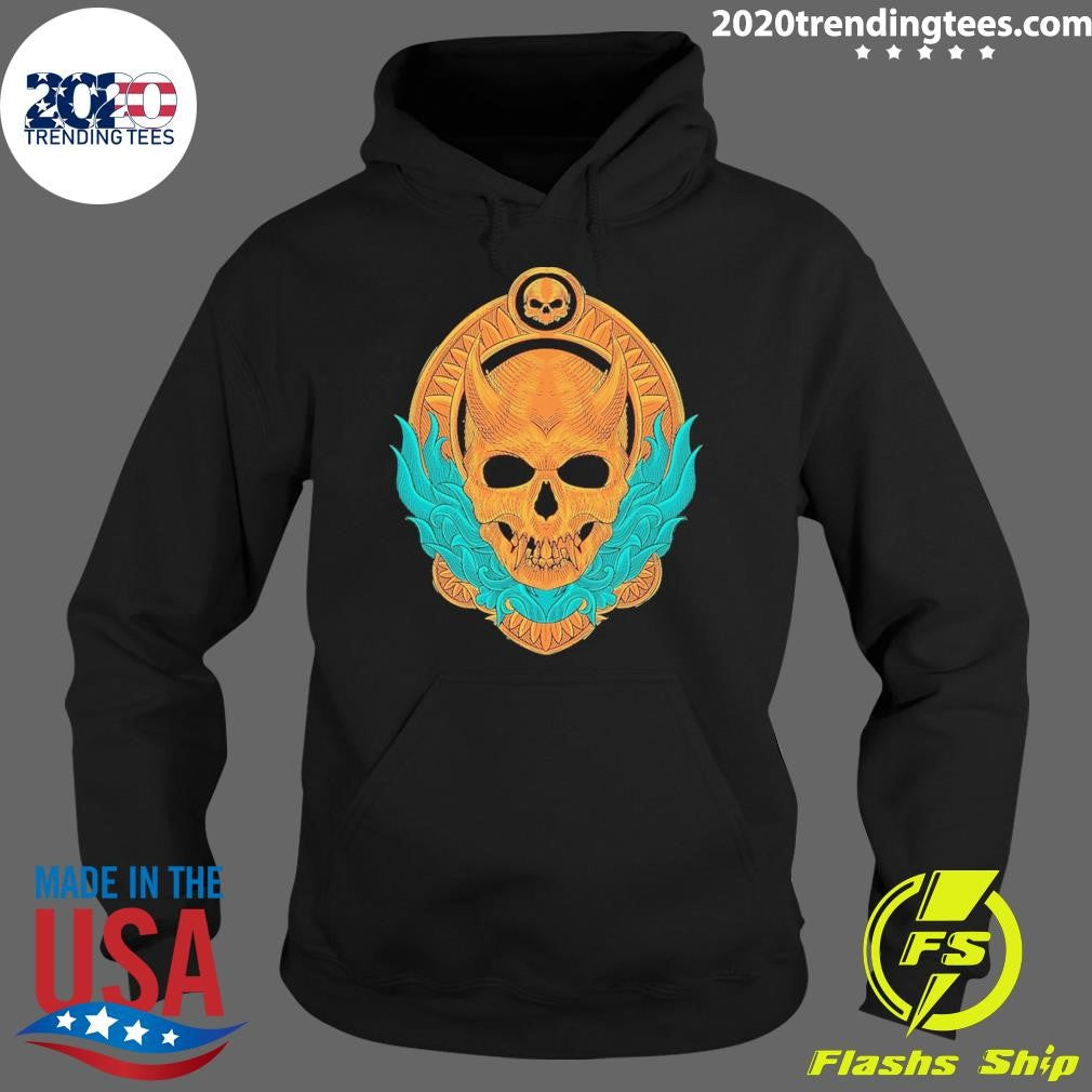 Human Skull Cascade Baseball 2026 Shirt