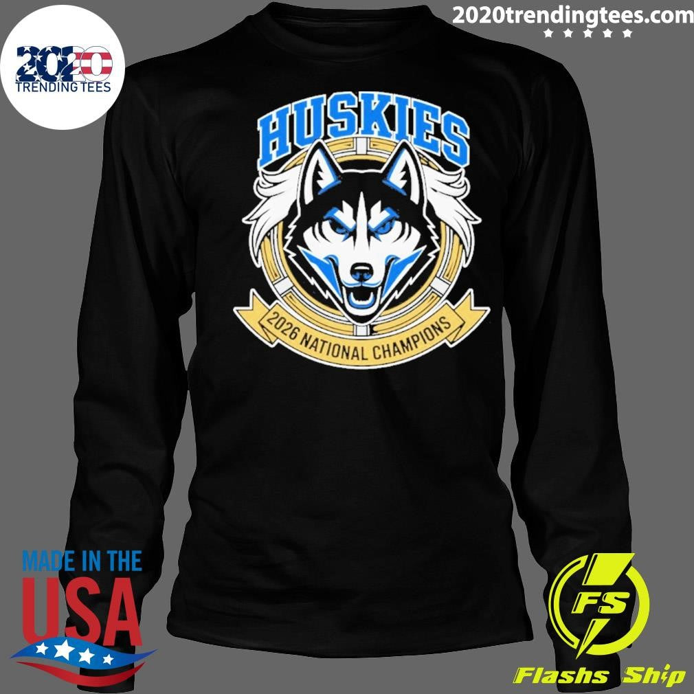 Huskies win 2026 National Championship Shirt