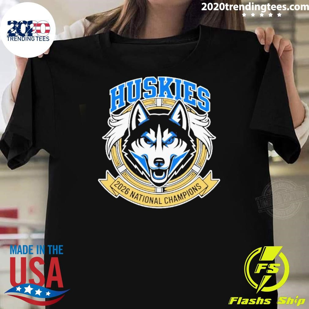 Huskies win 2026 National Championship Shirt