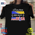 I Am From Bosnia Take Me To American Flag Shirt